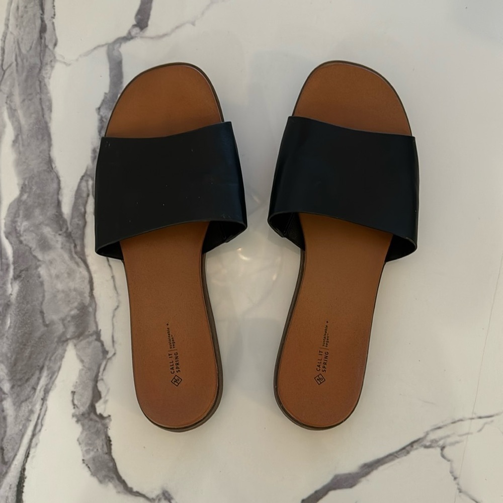 Call It Spring Birdie slides Sandals